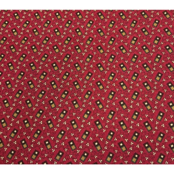 Northcott Plantation Circa 1800s Cotton Fabric Ro Gregg 1/2 yard Red/Gold - Picture 1 of 10